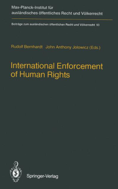 International Enforcement of Human Rights