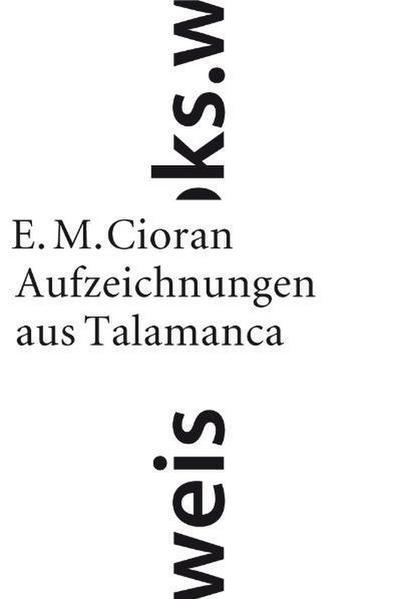 Cioran:Aufzeichnungen