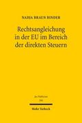 Rechtsangleichung in der EU im Bereich der direkten Steuern