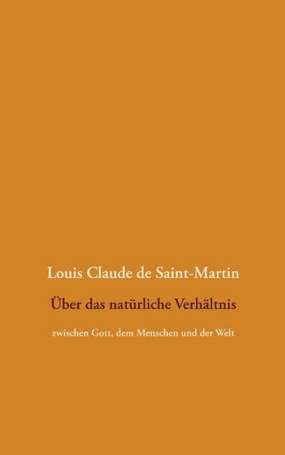 Über das natürliche Verhältnis