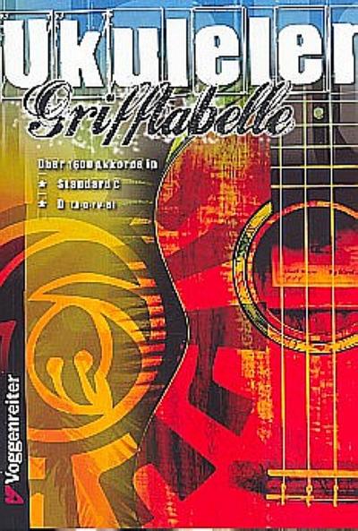 Grifftabelle für Ukulele