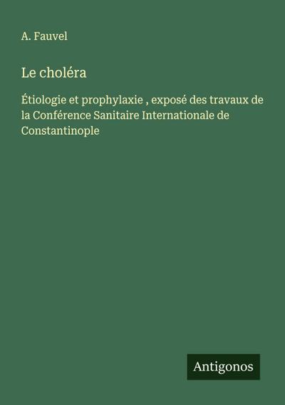 Le choléra