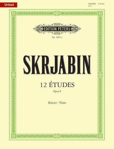 12 Etudes Op. 8 for Piano