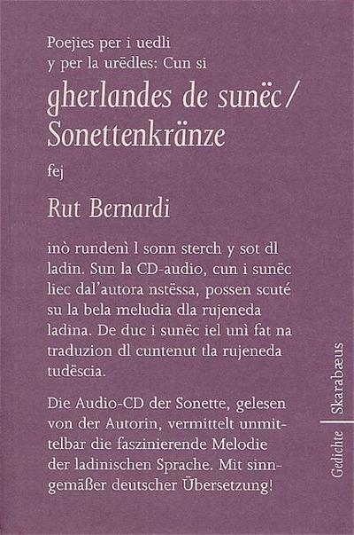 Bernardi, R: gherlandes de sunec. Sonettenkränze