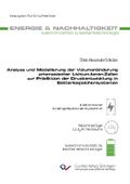 Analyse und Modellierung der Volumenänderung prism
