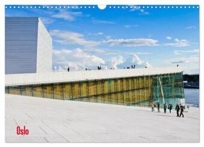 Oslo (Wandkalender 2026 DIN A3 quer), CALVENDO Monatskalender