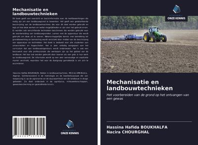 Mechanisatie en landbouwtechnieken - Hassina Hafida Boukhalfa