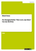 Zur Kurzgeschichte ’First Love, Last Rites&#