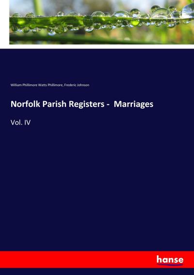 Norfolk Parish Registers -  Marriages