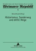 Historismus, Sonderweg und Dritte Wege
