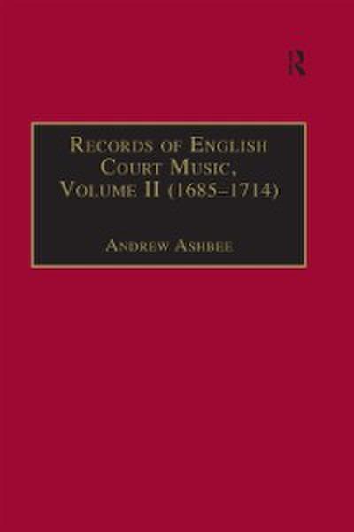 Records of English Court Music