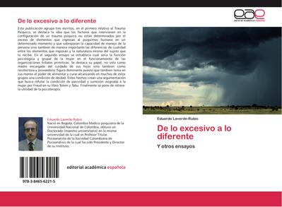 De lo excesivo a lo diferente