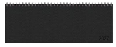 Tischkalender quer Professional Premium 2027 schwarz