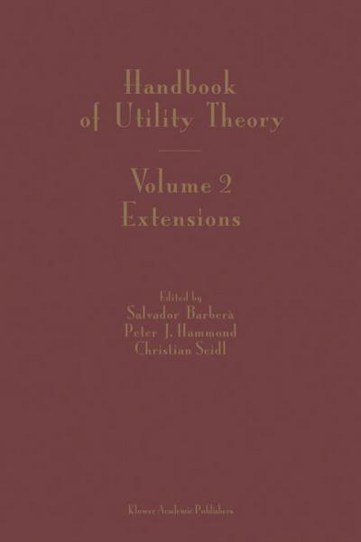 Handbook of Utility Theory 2