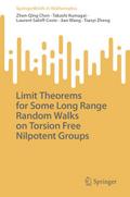 Limit Theorems for Some Long Range Random Walks on Torsion Free Nilpotent Groups