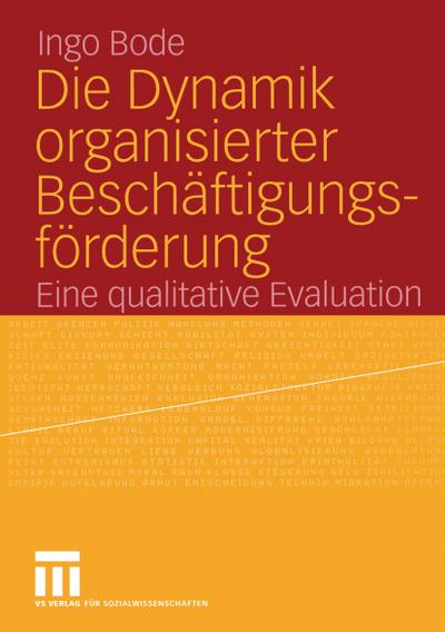 Die Dynamik organisierter Beschäftigungsförderung