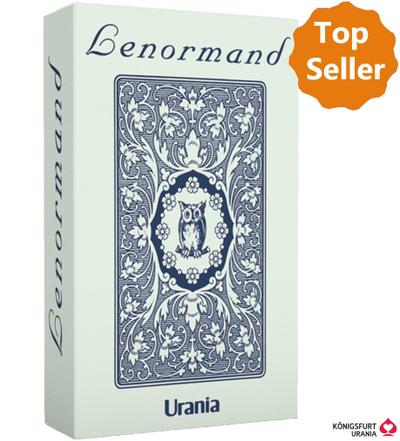 Lenormand, blaue Eule, Wahrsagekarten