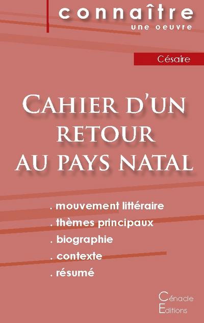 Fiche de lecture Cahier d’un retour au pays natal de Césaire (Analyse littéraire de référence et résumé complet)