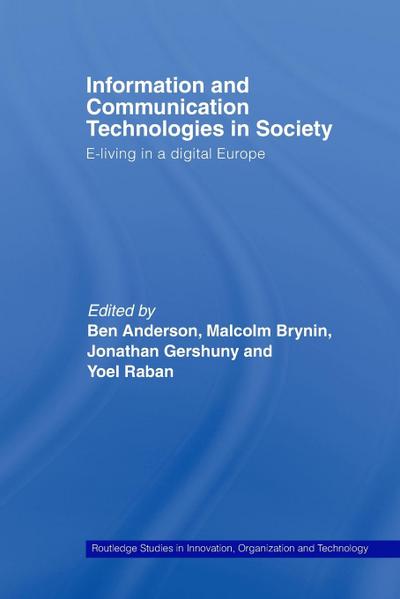 Information and Communications Technologies in Society
