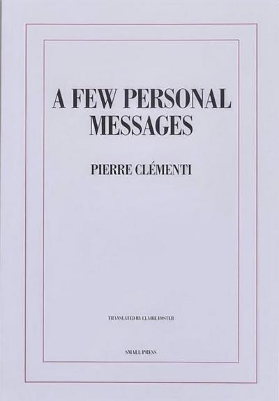 A Few Personal Messages