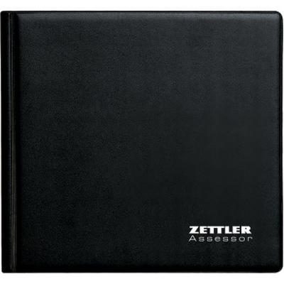 Wochenbuch Mappe Assessor 2026 - 15,8x14,7 - 1W/2S - schwarz inkl. Kalender und Notizblock -790-1020