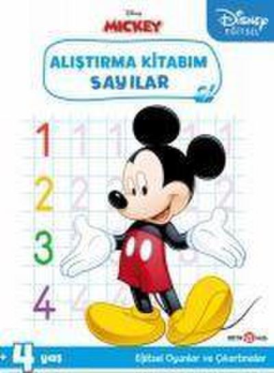 Disney Egitsel Cikartmali Mickey Alistirma Kitabim Sayilar