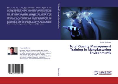 Total Quality Management Training in Manufacturing Environments
