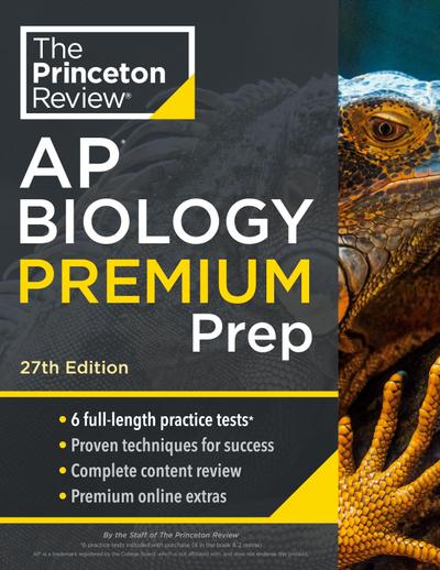 Princeton Review AP Biology Premium Prep, 27th Edition