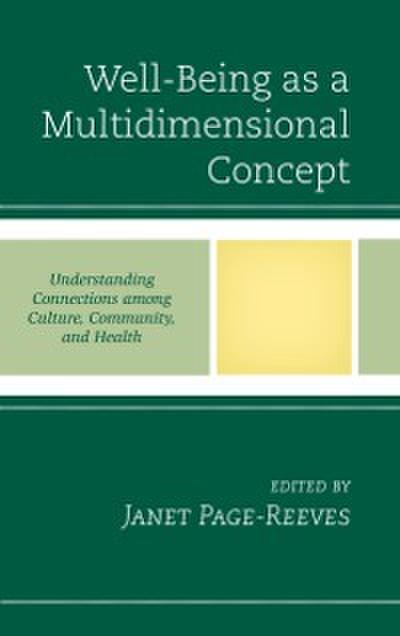Well-Being as a Multidimensional Concept