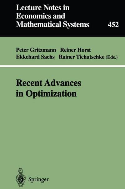 Recent Advances in Optimization