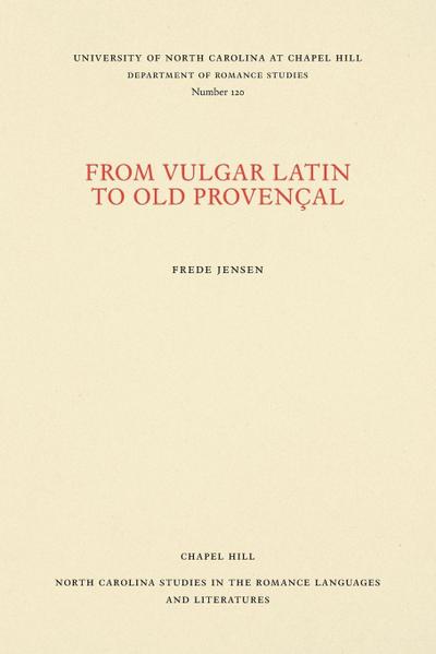 From Vulgar Latin to Old Provençal