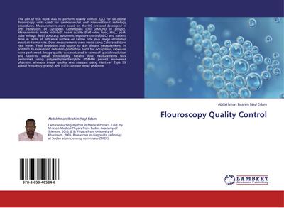 Flouroscopy Quality Control