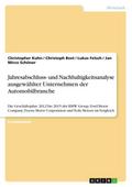 Jahresabschluss- und Nachhaltigkeitsanalyse ausgew