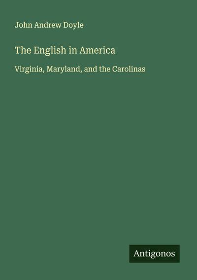 The English in America