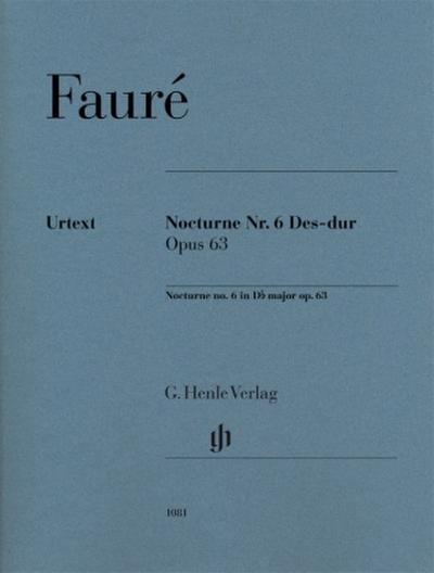 Gabriel Fauré - Nocturne Nr. 6 Des-dur op. 63