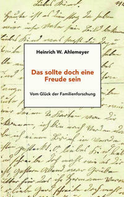 Das sollte doch eine Freude sein
