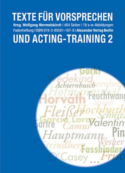 Texte für Vorsprechen und Acting-Training 2 