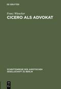 Cicero als Advokat
