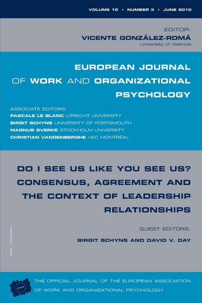 Do I See Us Like You See Us? Consensus, Agreement, and the Context of Leadership Relationships