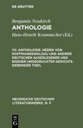 Anthologie. Herrn von Hoffmannswaldau und andrer D