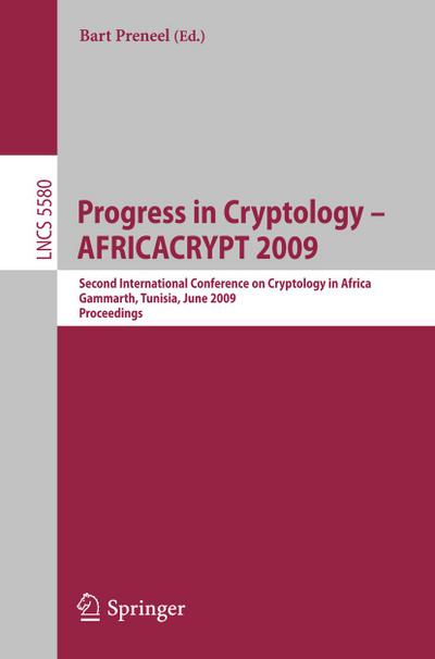 Progress in Cryptology -- AFRICACRYPT 2009