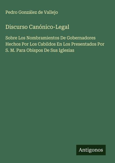 Discurso Canónico-Legal