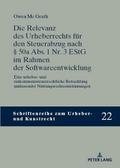 Die Relevanz des Urheberrechts für den Steuerabzug