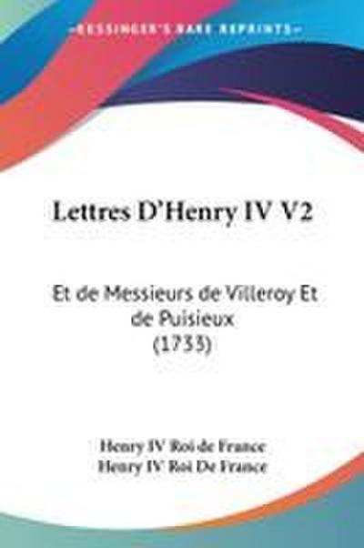Lettres D’Henry IV V2