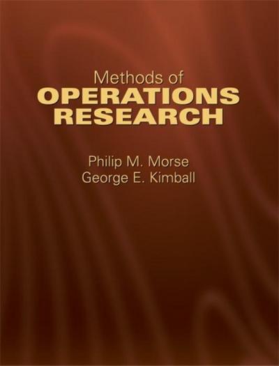 Methods of Operations Research