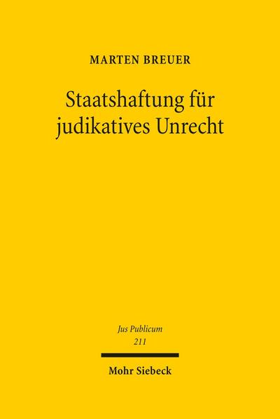 Staatshaftung für judikatives Unrecht