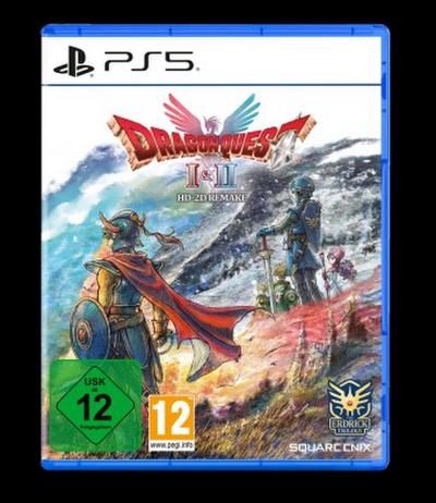 Dragon Quest I & II, 1 PS5-Blu-Ray Disc (HD-2D Remake)