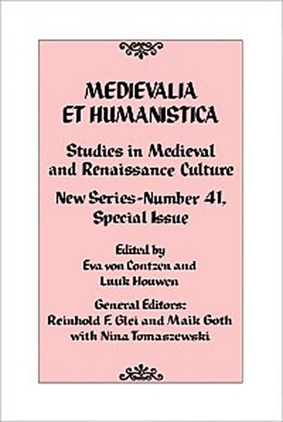 Medievalia et Humanistica, No. 41