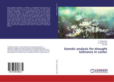 Genetic analysis for drought tolerance in castor