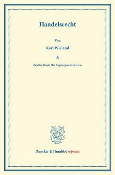 Handelsrecht.